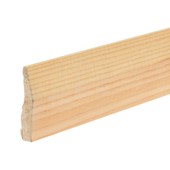 Плинтус 2.1-2.2 м, 50 мм, сращенный, бессучковый, разнобокий