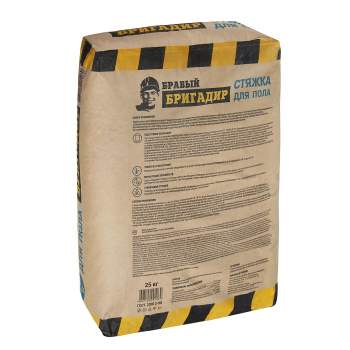 Стяжка для пола Бравый бригадир М200, 25 кг Стяжка для пола Бравый бригадир М200, 25 кг