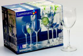 Набор бокалов для вина 350 мл Luminarc Signature, 6 шт., стекло