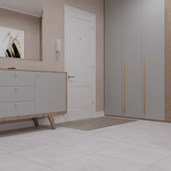 Керамогранит 1.44 м² Primavera Сион TP66M02, 600x600x9 мм, серо-бежевый