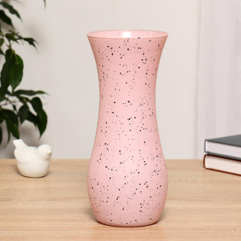 Ваза "Крапле-крем" d-10см h-25.5см МИКС  6854611