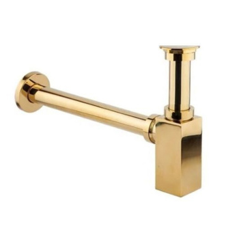 Сифон для раковины без выпуска Dokorona DK-811А золото *1/25