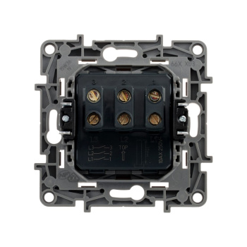 Механизм выключателя "Etika" 3-м. белый Leg 672213  *1/10