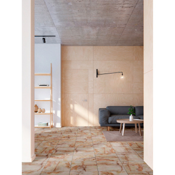 Керамогранит 1.7 м² Березакерамика Lagrasse, 412x412x8 мм, глазурованный, карамель