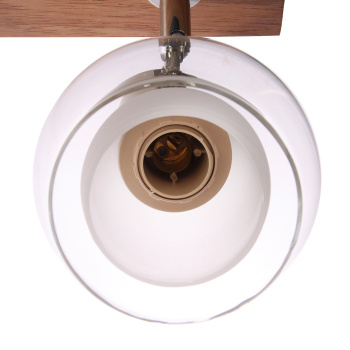 Светильник настенный (спот) N5105/3 WT+WOOD Е27 3*40Вт ( l=650;w=100;h=170) VERNER LIGHTING *1