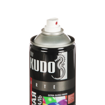 Эмаль-аэрозоль темно-зеленый 520 мл RAL 6016 KUDO *1/12