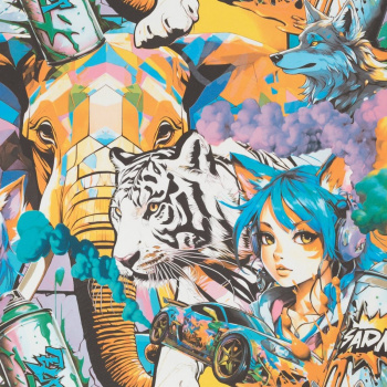 Обои флиз "HomeColor" Anime HC72283-63 1,06*10м *1/8