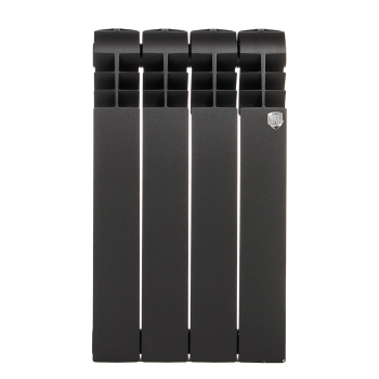 Радиатор биметаллический 4 секции Royal Thermo BiLiner, 500 мм, черный