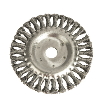 Щетка-крацовка "плоская" вит.провол.0,5мм150мм/22,2м "888" (арт.3492150) *1/40
