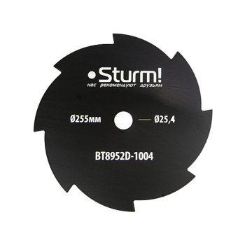 Нож для триммера Sturm!, 255х25.4 мм, 8 зубьев