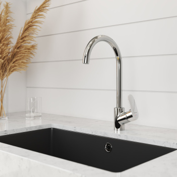 Смеситель для кухни AM.PM Like F8007100 высокий излив *1