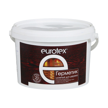 Герметик шовный для дерева 3 кг, Еurotex, орех