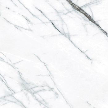 Керамогранит 1.44 м² CB6Y021PA, 600x600x8 мм, полированный, белый мрамор