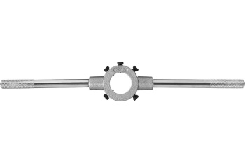 Плашкодержатель для М10, 30см со стопорными винтами ЗУБР *1/10/40 Плашкодержатель для М10, 30см со стопорными винтами ЗУБР *1/10/40