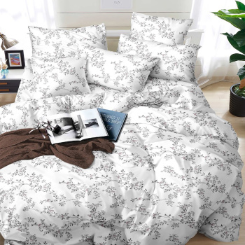 Постельное белье 1,5сп бамбук Орхидея 22-11, наволочки 70*70см - 2шт *1/4