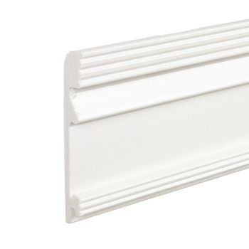 Плинтус напольный 2 м Солид 1 UHD 11, 100 мм, белый