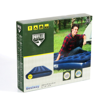 Матрас надувной BESTWAY Pavillo Aeroluxe Airbed Twin, 188х99х22 см, до 150 кг Матрас надувной BESTWAY Pavillo Aeroluxe Airbed Twin, 188х99х22 см, до 150 кг