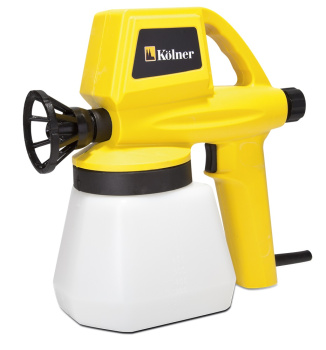 Краскопульт электрич.  80Вт 300мл/м вязк.кр 50DIN/сек сопло0,8мм бак1,0л KSG 80 Kolner *1/10 Краскопульт электрич.  80Вт 300мл/м вязк.кр 50DIN/сек сопло0,8мм бак1,0л KSG 80 Kolner *1/10