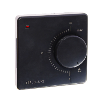 Терморегулятор Теплолюкс LC 001, механический, черный Терморегулятор Теплолюкс LC 001, механический, черный