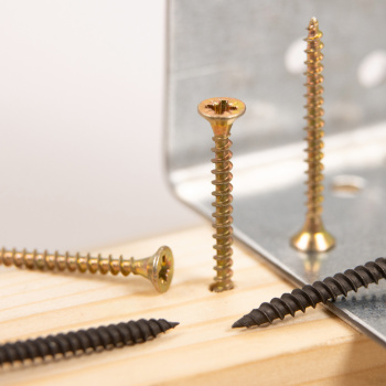 Шурупы жёлтые BROZEX пакет 3,5*35 (30шт) *10/100