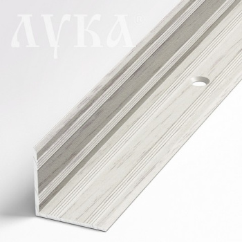 Порог-угол внутренний 20х20х1800 мм Лука ПУ 05-1, дуб арктик