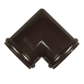 Угол желоба 90° ТехноНиколь, 120 мм, темно-коричневый Угол желоба 90° ТехноНиколь, 120 мм, темно-коричневый