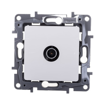 Механизм розетки "Etika" TV с топологией "звезда" 2дБ 0-2400 мГц бел. Leg 672251 *1