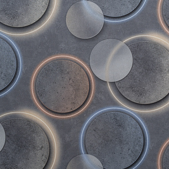 Обои флиз. Артекс Пульсар (графит) 11285-05 10х1.06м *1/6