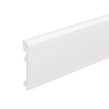 Плинтус напольный 2 м Солид 1 UHD 11, 100 мм, белый