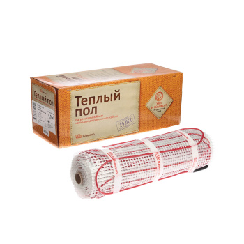 Мат нагревательный 12х0.5 м Warmstad, 910 Вт, 6 м² Мат нагревательный 12х0.5 м Warmstad, 910 Вт, 6 м²