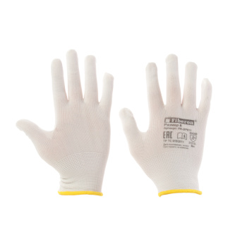 Перчатки рабочие полиэстер, белые, р-р 8(М) PR-BP011 "Fiberon" *10/300 Перчатки рабочие полиэстер, белые, р-р 8(М) PR-BP011 "Fiberon" *10/300