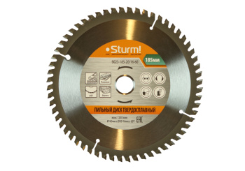 Диск пильный 185*20/16мм 60 зубьев Мульти рез (9023-185-20/16-60) Sturm *1/10/50