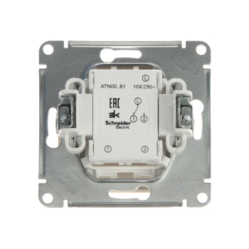 Механизм выключателя 1-кл. ATLAS DESIGN (сх.1) 10АХ беж. SchE ATN000211