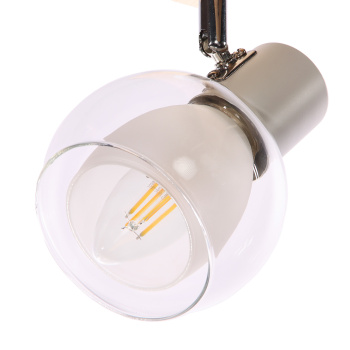 Светильник настенный (спот) N5105/2 WT+WOOD Е27 1*40Вт ( l=420;w=100;h=170) VERNER LIGHTING *1