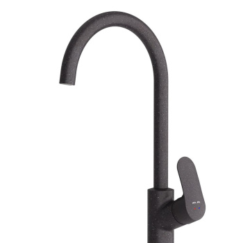 Смеситель для кухни AM.PM Like F8007122 высокий излив (черный) *1
