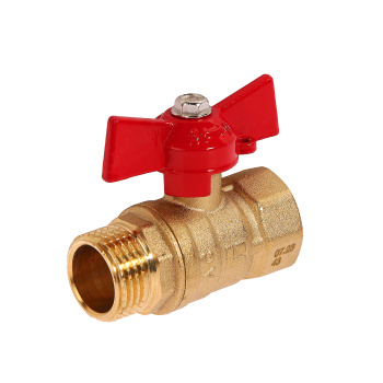 Кран шаровый 1/2" (Ø15) М/П бабочка STI 11Б27п1 (465) *1/160 Кран шаровый 1/2" (Ø15) М/П бабочка STI 11Б27п1 (465) *1/160