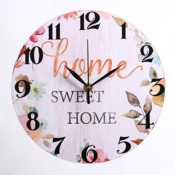 Часы настенные "Дом милый дом", плавный ход, 23.5 х 23.5 см 5470270