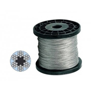 Трос стальной в оплетке 3/4мм DIN3055 (250м)*250