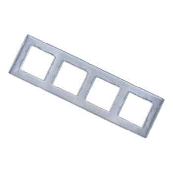 Рамка 4-м Etika алюм. Leg 672554