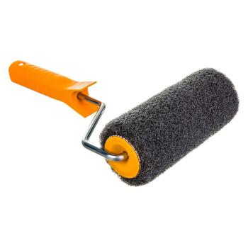 Валик для выравнивающих смесей 180мм d-8мм ворс 18мм нейлон с ручкой (0111-994818) HARDY *1/8