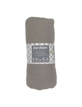 Простыня на резинке трикотаж 160*200*20см серый Belezza *1/6/24