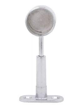 Крепление трубы к стене регул. торц. хром *1/180