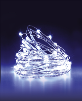 Гирлянда Нить 2 м 20LED белый медь нить IP44 CR2032х2 (в компл) 146  *1/50 Гирлянда Нить 2 м 20LED белый медь нить IP44 CR2032х2 (в компл) 146  *1/50
