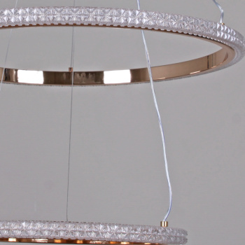 Светильник подвесной светодиодный 87090-0.4-02 BK+FG  LED 72W 3000-6500К ПДУ+диммер S=14м2    *1