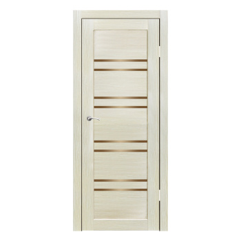 Комплект ЦАРГИ Окинава Лиственница крем, бронза 600мм экошпон(дверь+погонаж+замок+петли) Аркада *1