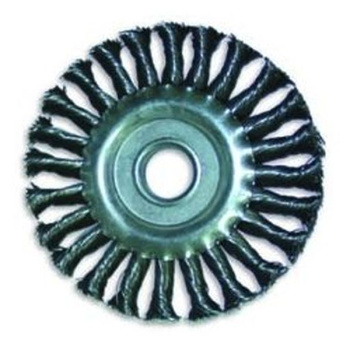 Щетка-крацовка "плоская" вит.провол.0,5мм100мм/22,2м "888" (арт.3492100) *1/120