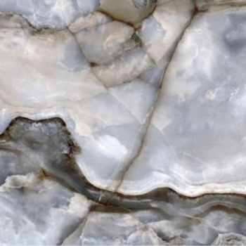 Керамогранит 2.16 м² Китай Мрамор 00070383, 1200х600х9 мм, полированный, серо-голубой