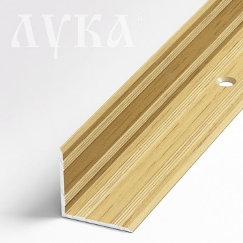 Порог-угол ВНУТРЕННИЙ ПУ 05-1 1350мм 085 клен (20*20мм) Лука *1/6/48
