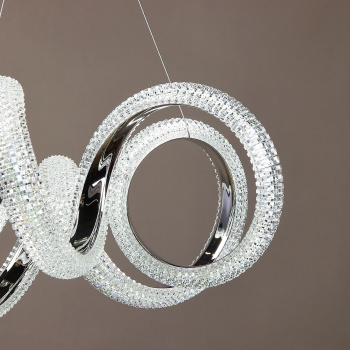 Люстра 9232/140W Chrome  530 мм 3 реж., пульт S=20м2  VERNER LIGHTING *1 Люстра 9232/140W Chrome  530 мм 3 реж., пульт S=20м2  VERNER LIGHTING *1