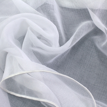 Тюль Батист 250*270см белый со шторной лентой Amore Mio *1